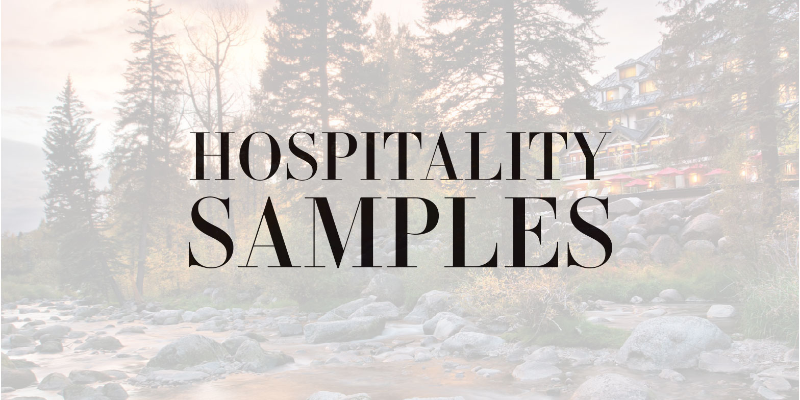 bg-image: Hospitality